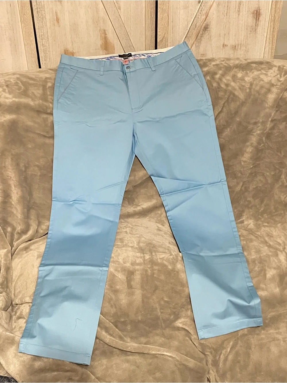 Men's Sky Blue Chino Pants